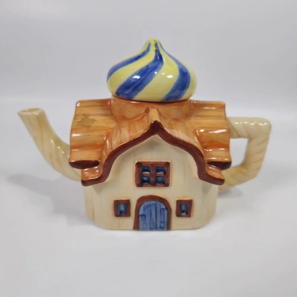 1982 House of Katayama Set Of 3 New Mini Teapots, Creamer, Japan Mini House